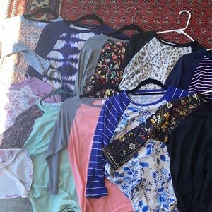 Lot of 10 LuLaroe Randy tops